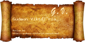 Gudmon Viktória névjegykártya